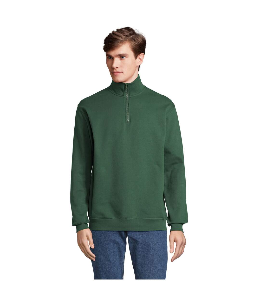 Sweat Conrad Adulte Vert Bouteille SOLS-1
