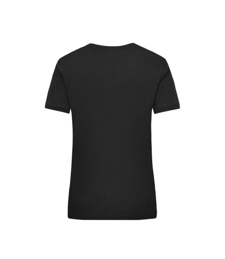 T-shirt Travail Femme Noir James And Nicholson