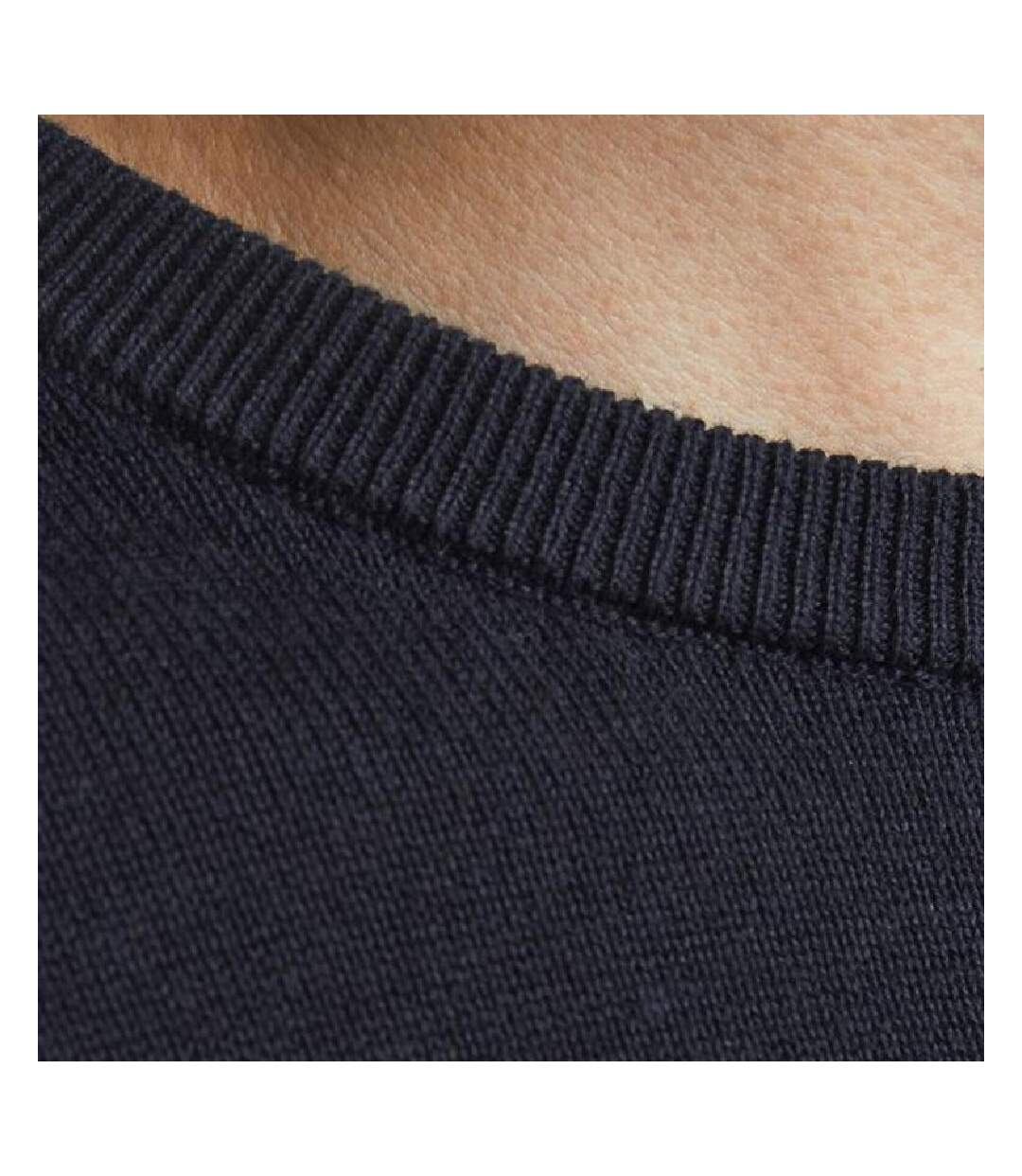 Pull marine homme jack & jones basic knit-2