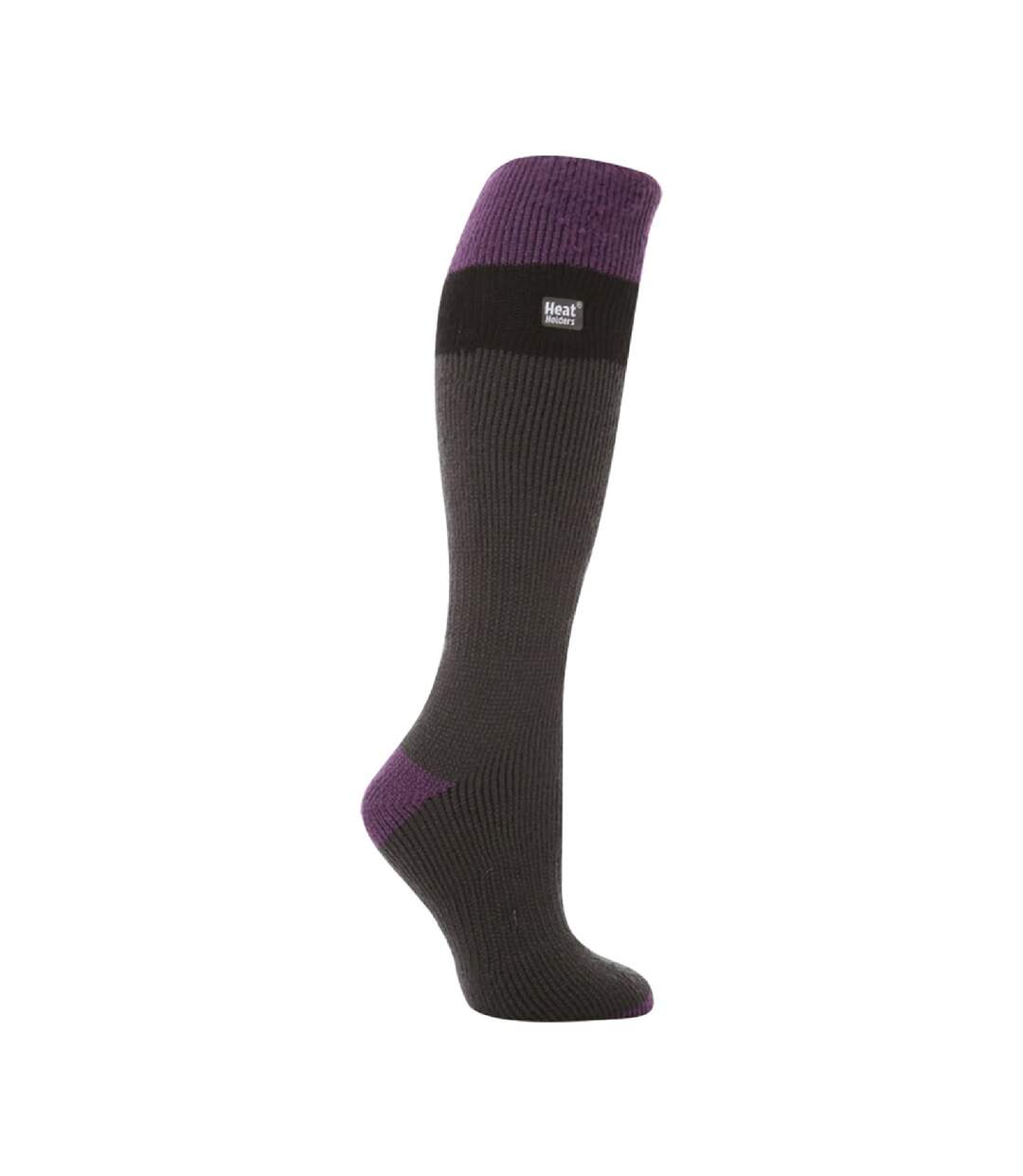 Ladies Extra Long 2.3 TOG Winter Knee High Thermal Ski Socks-1
