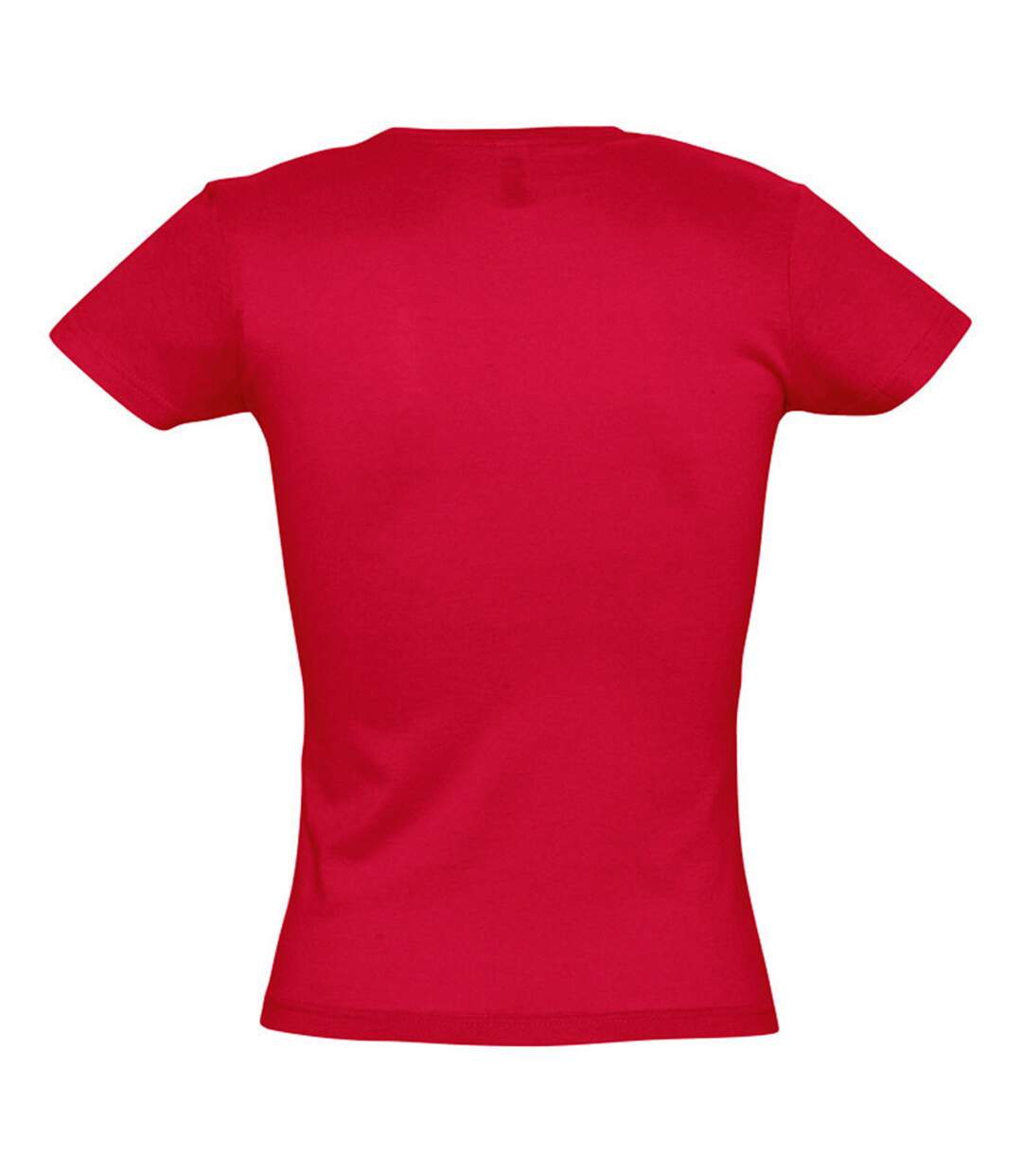 T-shirt à manches courtes femme rouge SOLS-2