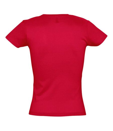 SOLS Womens/Ladies Miss Short Sleeve T-Shirt (Red) - UTPC289