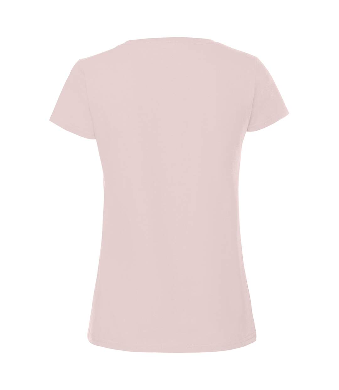 Womens/ladies Ringspun Premium T-shirt Powder Rose Fruit Of The Loom-2