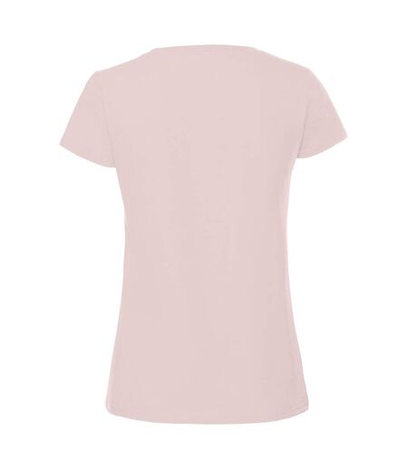Womens/ladies Ringspun Premium T-shirt Powder Rose Fruit Of The Loom