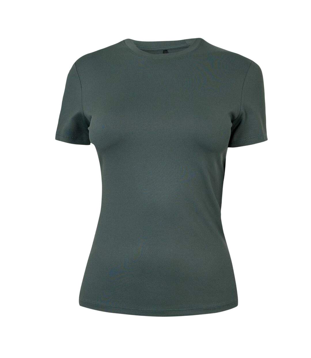 Womens/ladies Polyamide T-shirt Army Khaki USA Pro-2
