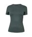 Womens/ladies Polyamide T-shirt Army Khaki USA Pro-2
