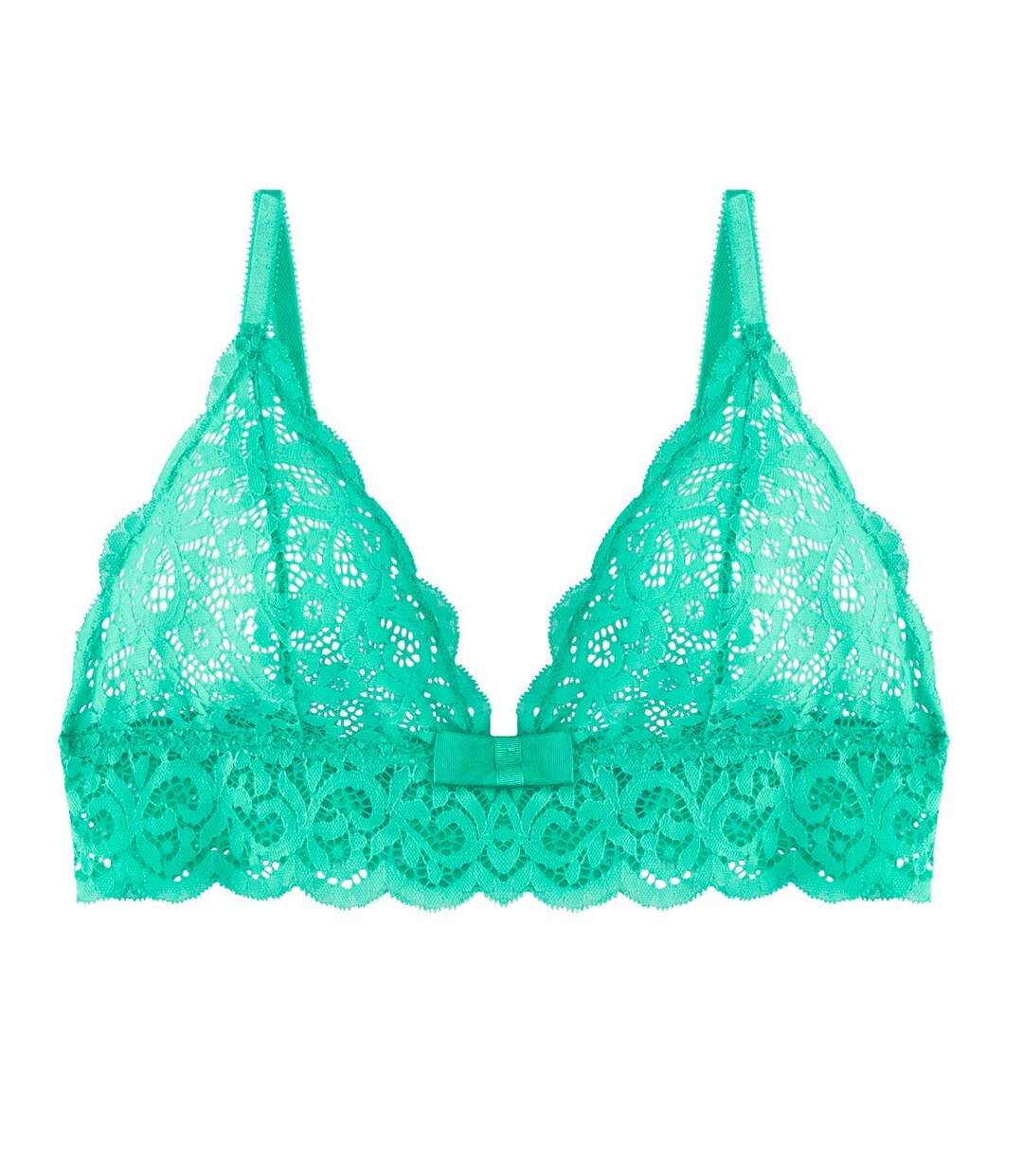 Soutien-gorge triangle sans armatures menthe Innocente