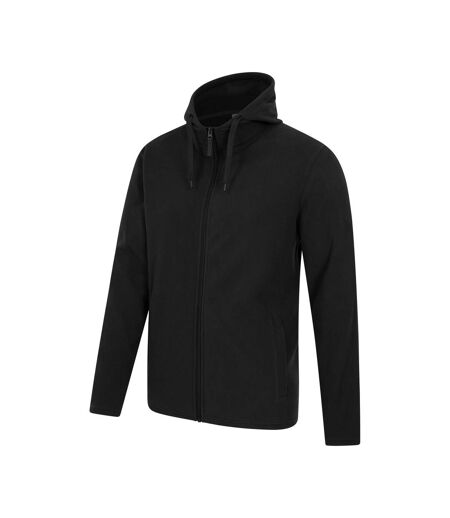 Mens Camber Fleece Full Zip Hoodie Black Mountain Warehouse