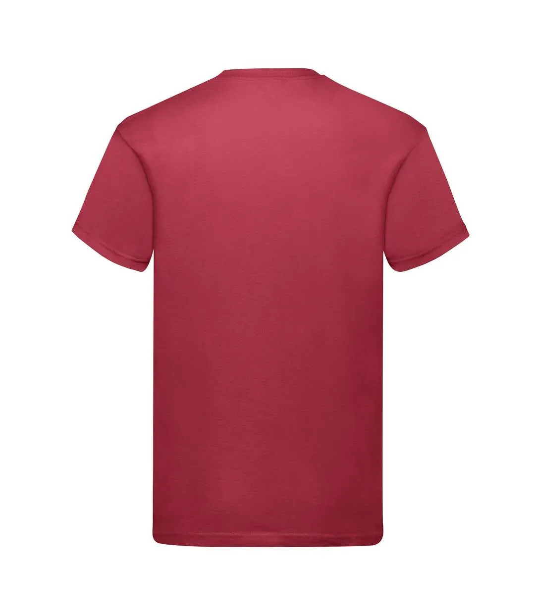 T-shirt Original Homme Rouge Orangé Fruit Of The Loom-2