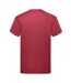 T-shirt Original Homme Rouge Orangé Fruit Of The Loom-2