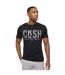Mens solari t-shirt black Crosshatch-1