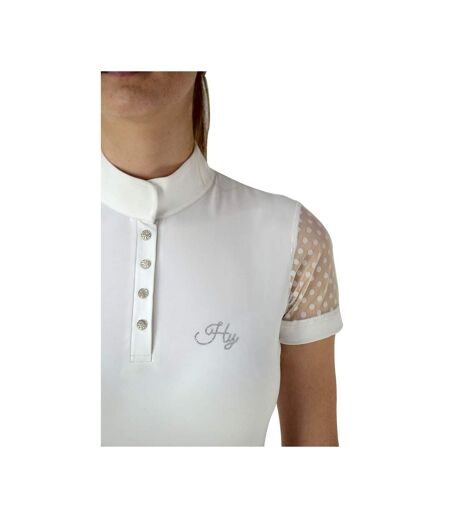 HyFASHION Womens/Ladies Lydia Show Shirt (White) - UTBZ3811