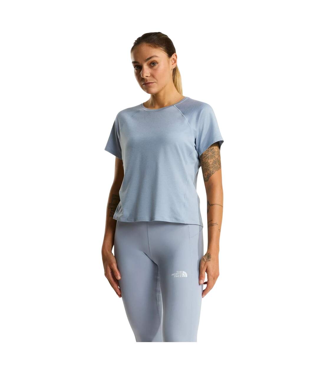 Womens/ladies Jaida T-shirt Frost Grey The North Face-4