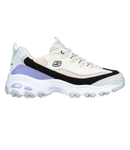 Womens/ladies D Lites1.0 Trainers Multicoloured Skechers