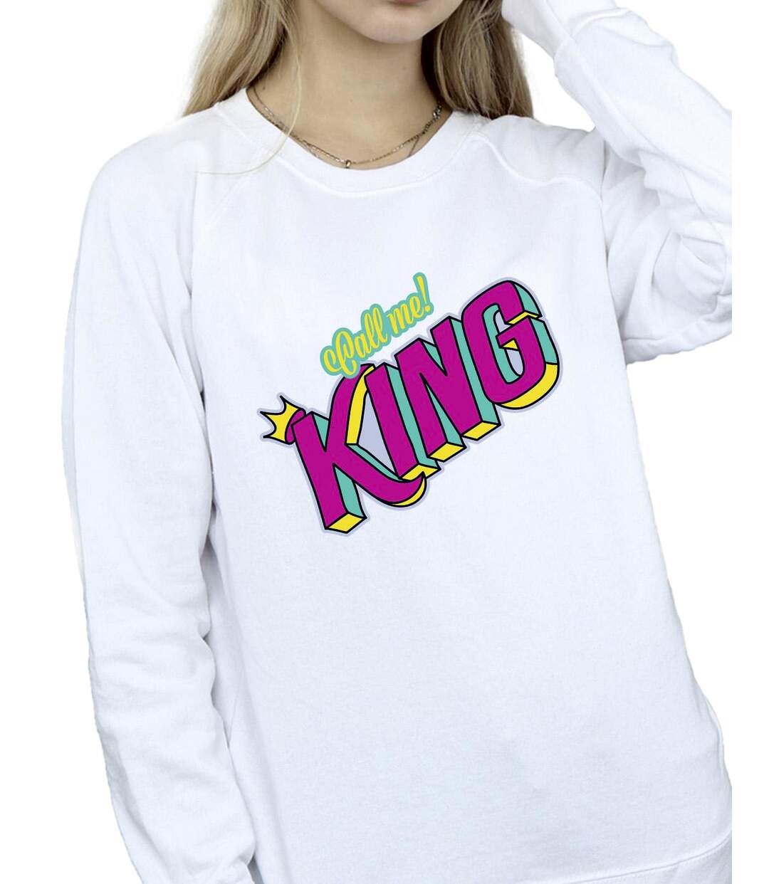 Disney Sweat Womens/Ladies The Lion King Classic King (Blanc) - UTBI22388-3