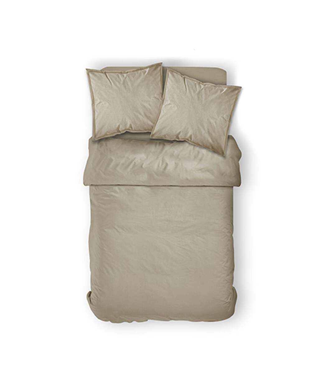 Housse de couette Mastic - 100% coton 57 fils - 240 x 260 cm - Taupe