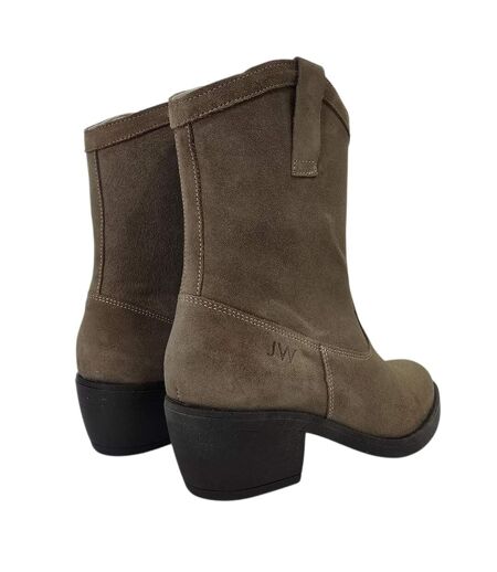 Bottines Santiags Dalida Femme Taupe Jack Wills