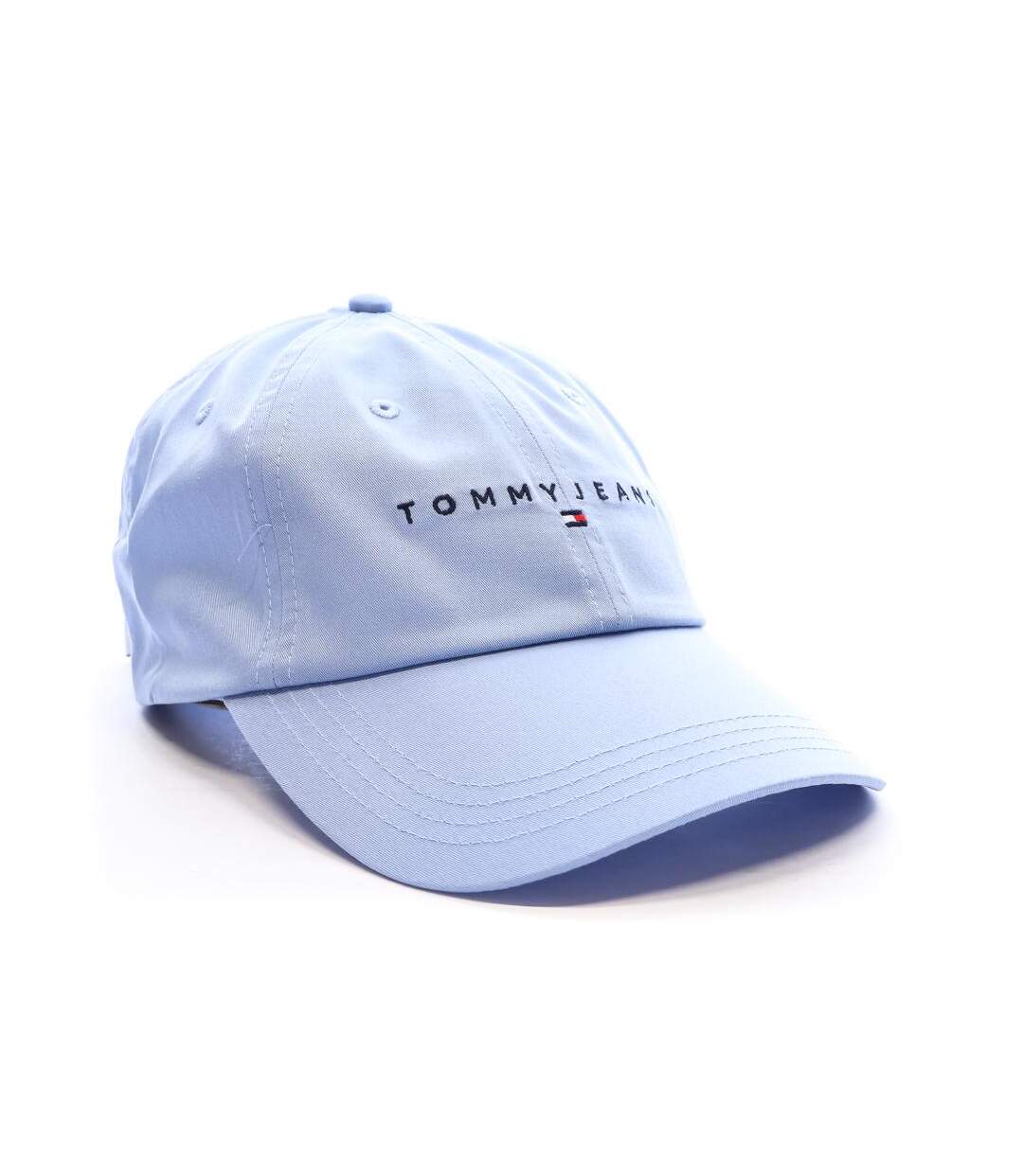 Casquette bleue mixte tommy hilfiger linear logo 6 - taille unique-2