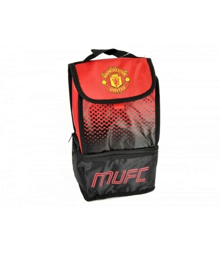 Boîte à déjeuner officielle Manchester United FC - Enfant unisexe (Rouge/Noir) (Taille unique) - UTBS535