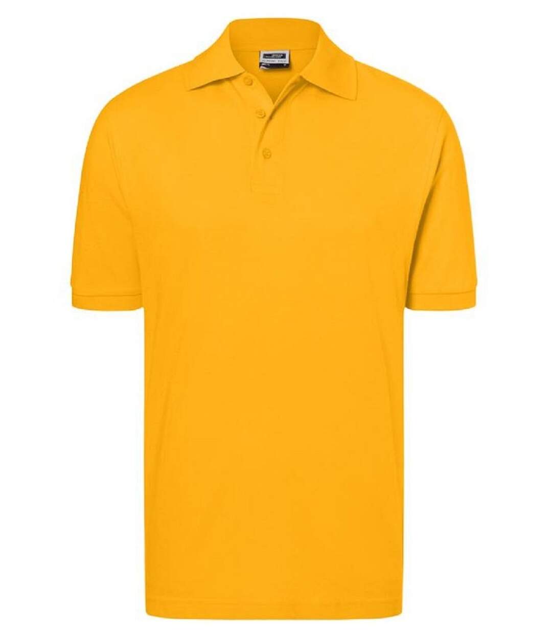 Polo manches courtes - Homme - JN070C - jaune d'or