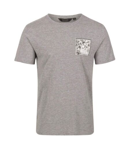 Regatta Mens Cline VI Marl Cotton T-Shirt (Gris argenté) - UTRG6844