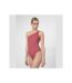 Maillot De Bain 1 Pièce F027 Femme Rose 4F-1