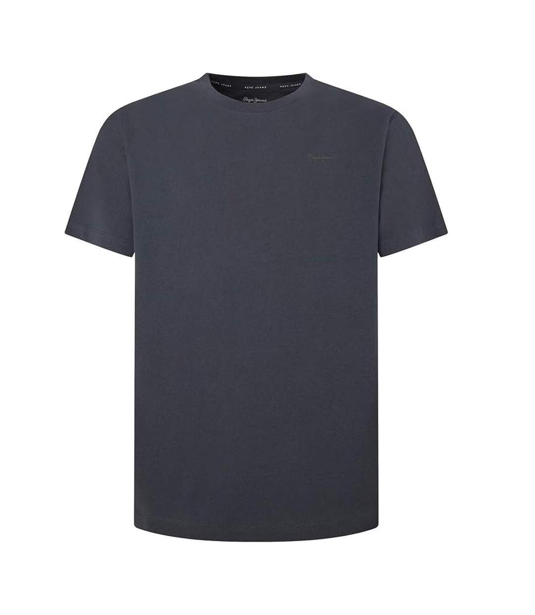 T-Shirt gris foncé homme pepe jeans contrast connor-1