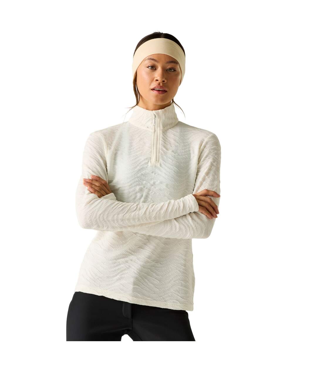 Haut De Sport Motif/style Matelassé Glamourize Femme Beige Pâle Dare 2B-1