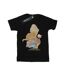 Disney Princess Womens/Ladies Belle Filled Silhouette Cotton Boyfriend T-Shirt (Black)