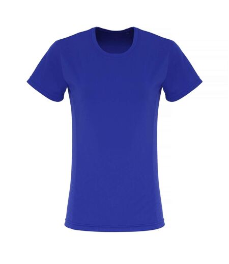 TriDri Womens/Ladies Embossed Panel T-Shirt (Royal Blue) - UTRW6534