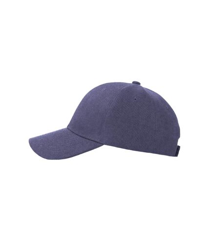 Result Unisex Plain Baseball Cap (Pack of 2) (Navy Blue)