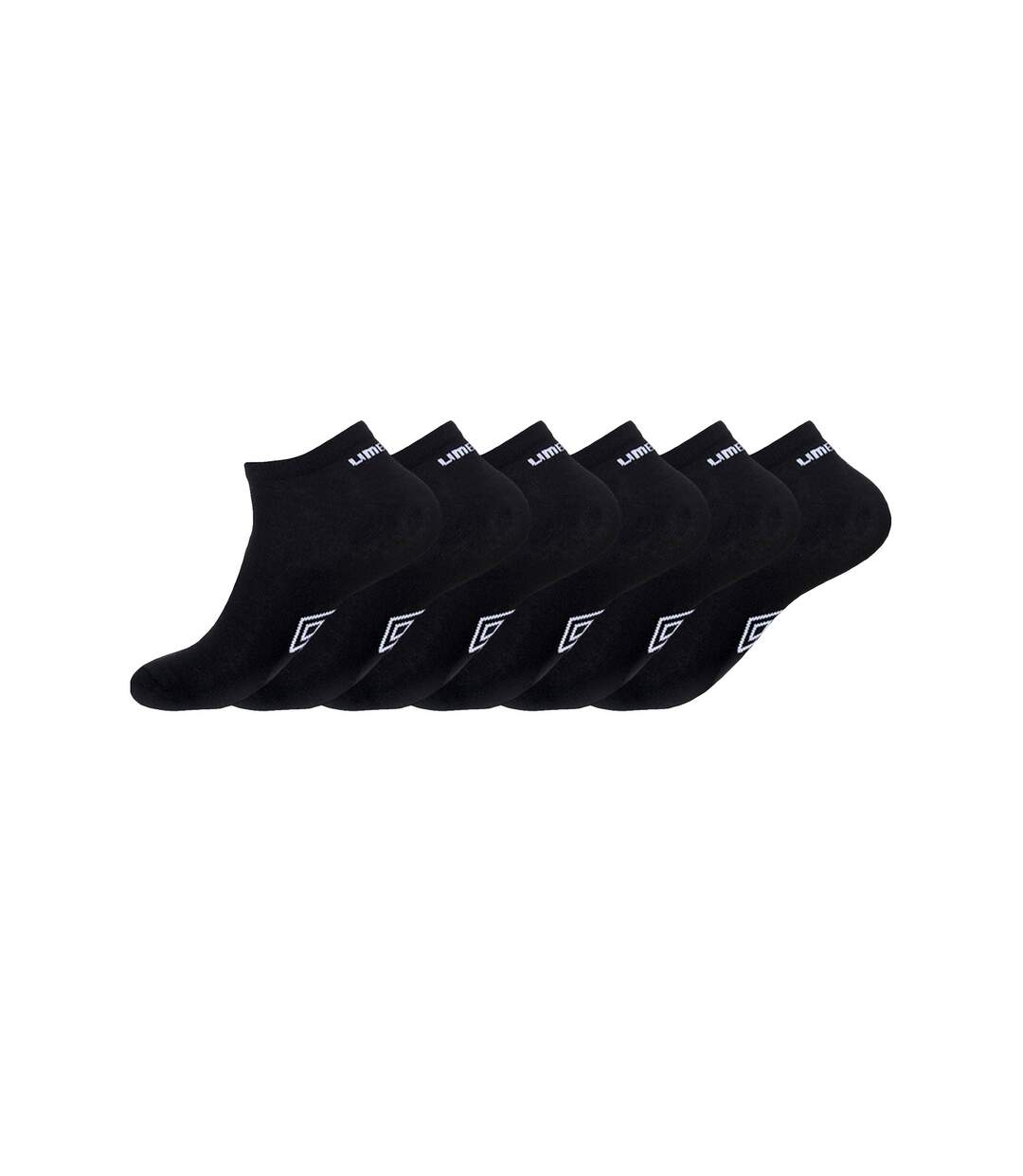 Lot de 6 Paires de Chaussettes Sneackers Homme Taille 43/46 Umbro