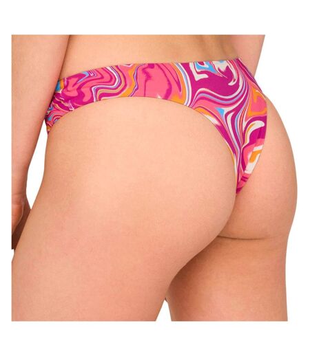 Bas de bikini rose femme only olli brazilian - l