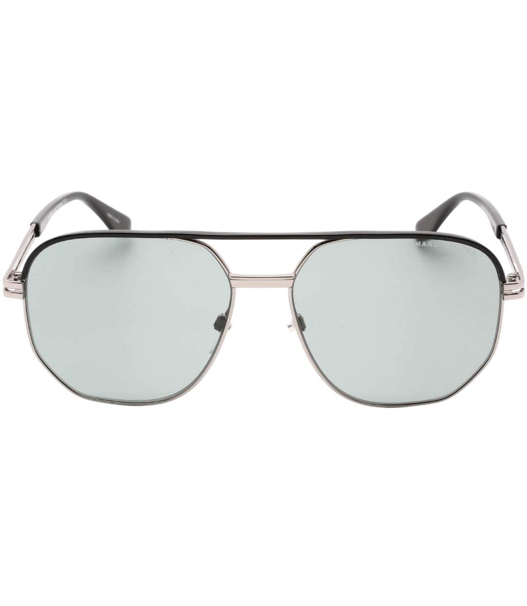 Lunettes De Soleil Motif/style Pilote Homme Taille Unique Argenté Vert Marc Jacobs-1