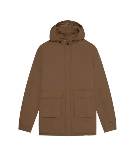 Mens wadded parka wild nettle Lyle & Scott