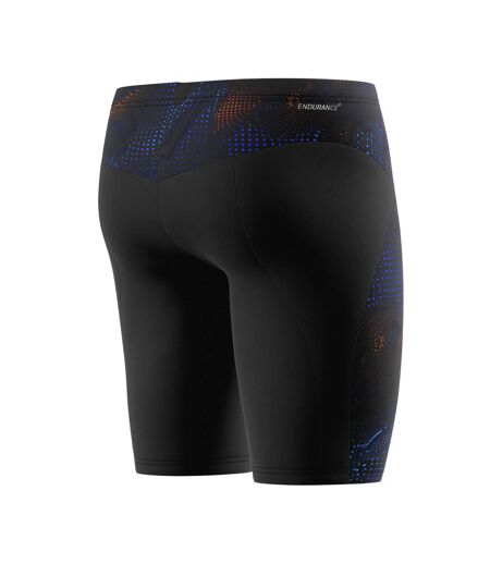 Mens Endurance+ Max Dotted Compression Jammer Shorts Black Speedo