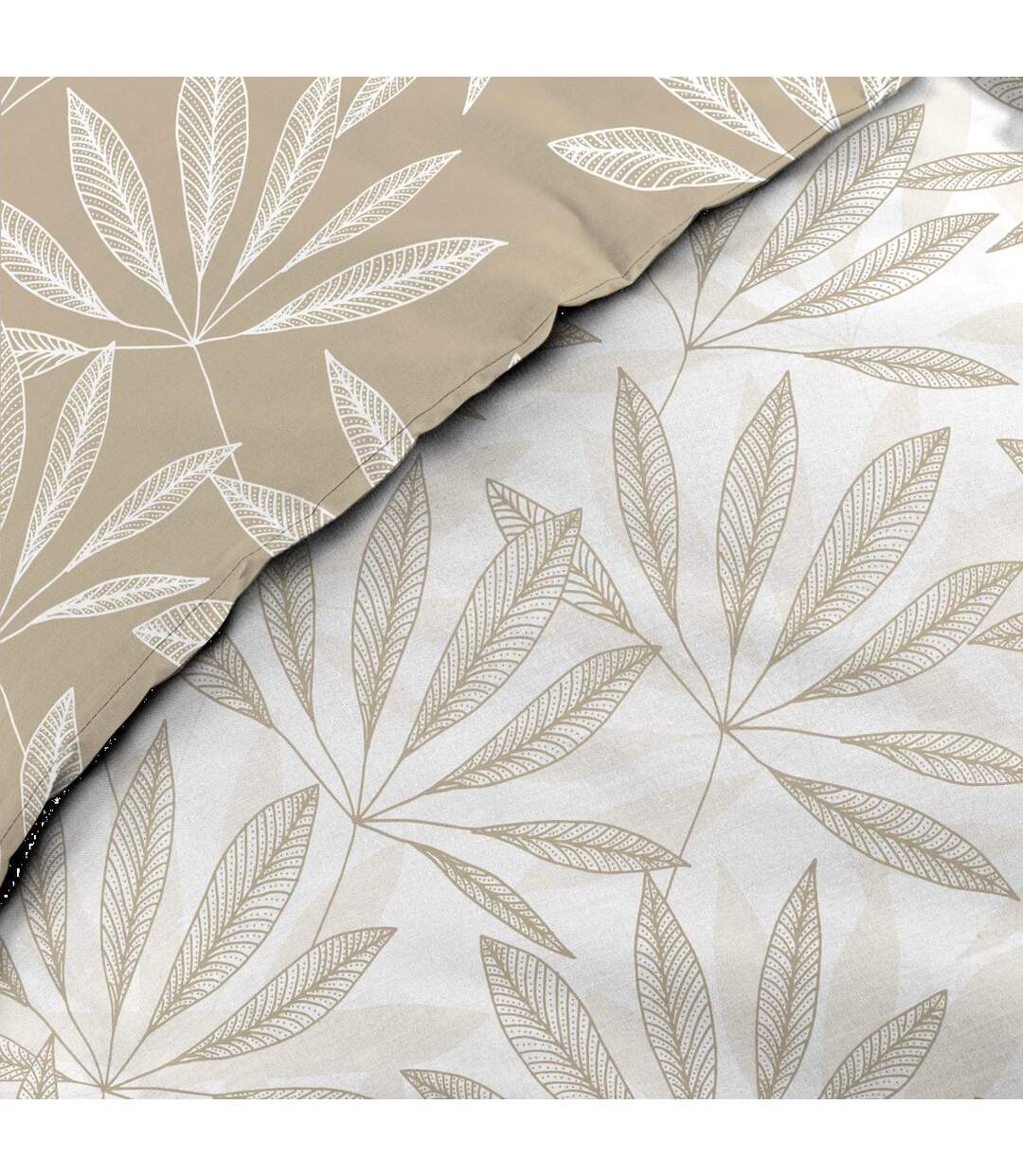 Parure de Lit 3 Pièces Malia 260x240cm Naturel-5
