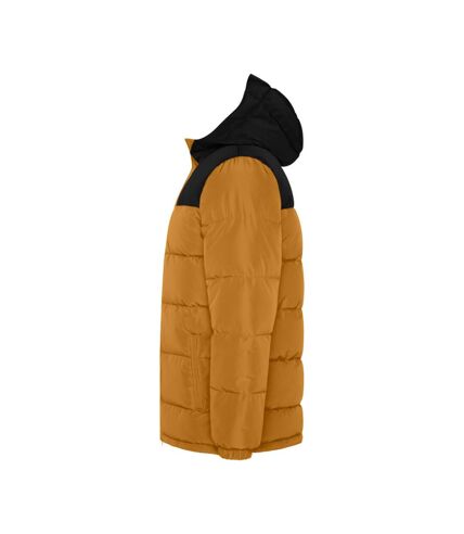 Veste isolée tallin adulte jaune curry / noir uni Roly