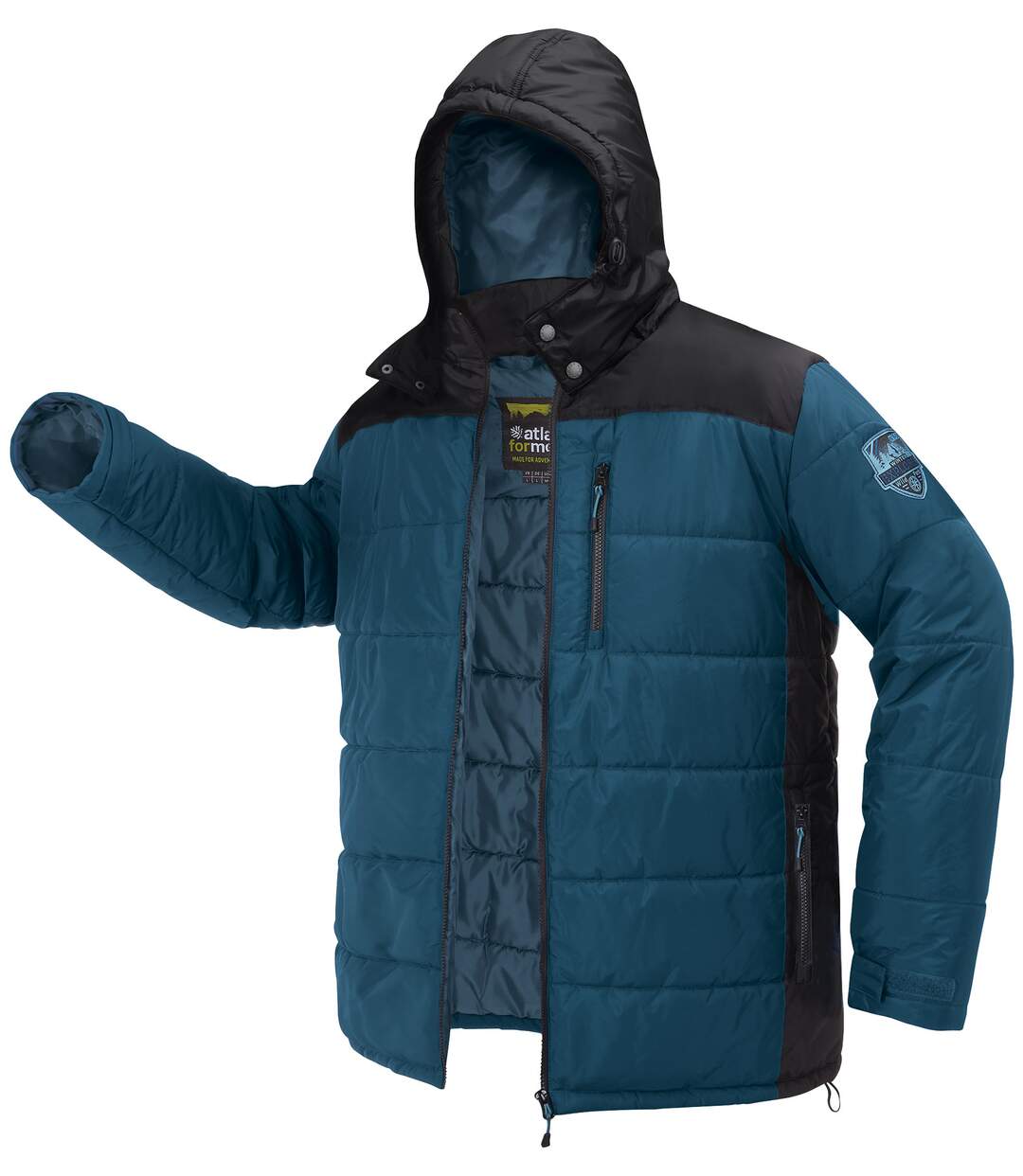 Men's Blue Padded Jacket 