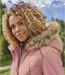 Parka Atlas for Women s kapucí lemovanou umělou kožešinou