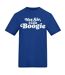 Mens Yes Sir, I Can Boogie T-shirt Blue AWD-1