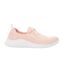 Womens/ladies Flat Ankle Boots Light Pink Skechers-1