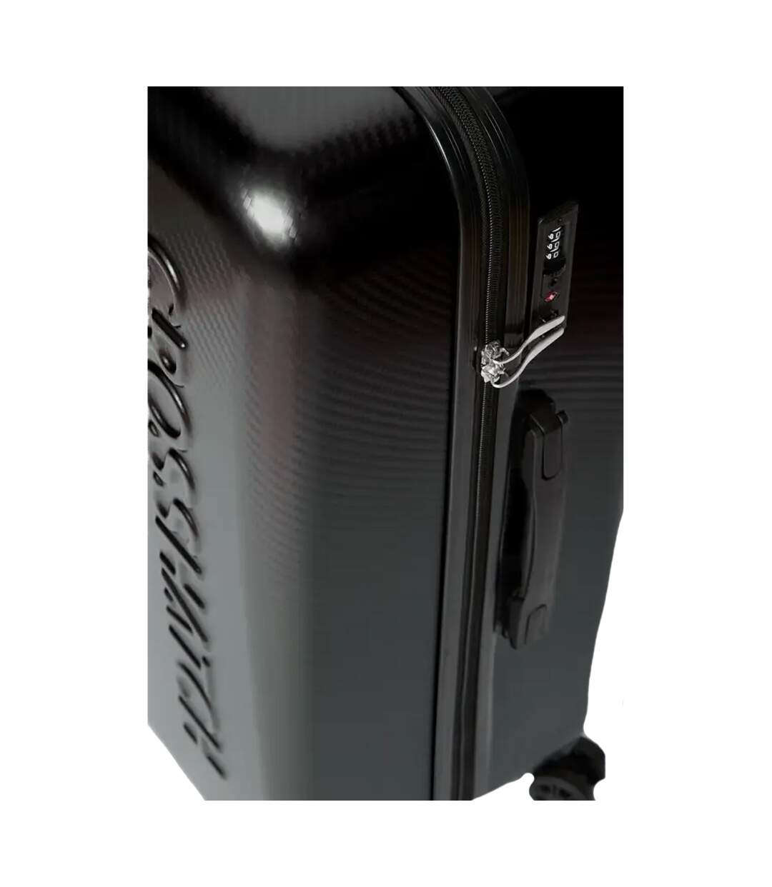 Pack Of 3  Escapade Embossed 4 Wheeled Suitcase  S-m-l Black Crosshatch-3