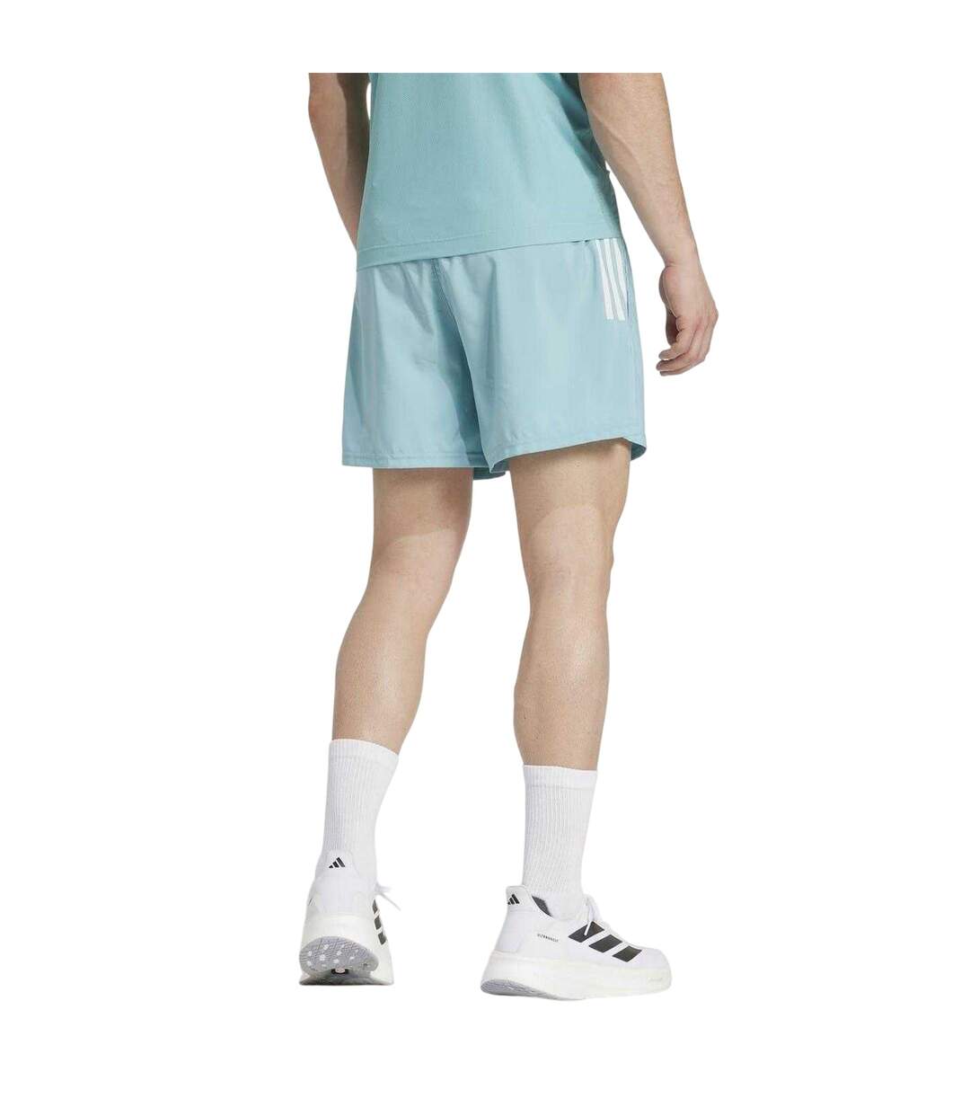 Short De Course Motif/style Logo Own The Run Homme Turquoise Pâle Adidas-3