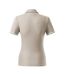 Womens/ladies Focus Pique Polo Shirt Ice Grey Malfini-2