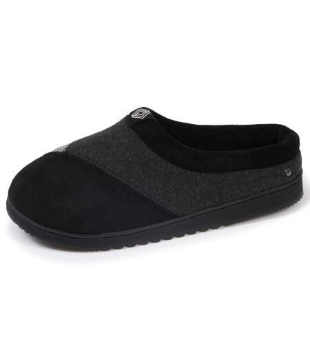 Isotoner Chaussons Mules homme polaire, chauds, semelle confort