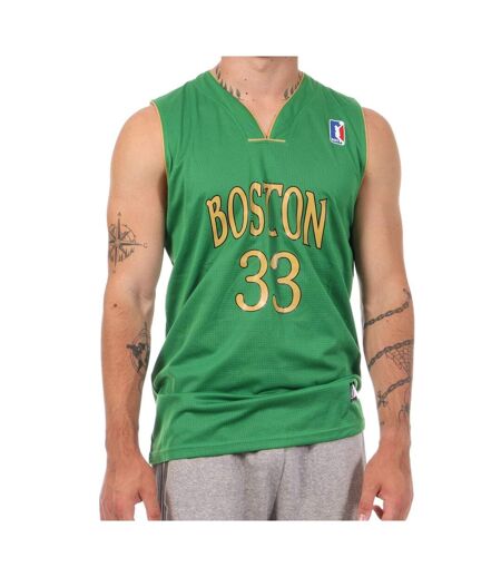 Maillot de basket vert homme sport zone tank boston 33