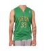 Maillot de basket vert homme sport zone tank boston 33-1