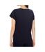 T-Shirt marine femme tommy hilfiger sleeve-2