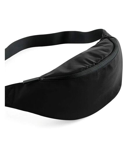 Pack of 2  Studio adjustable waistpack bag  one size jet black Bagbase